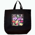 tote orchids gal black masked 8357
